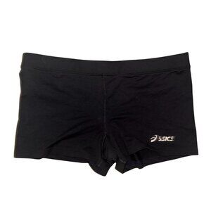 Asics Womens Black Compression Shorts - Size L